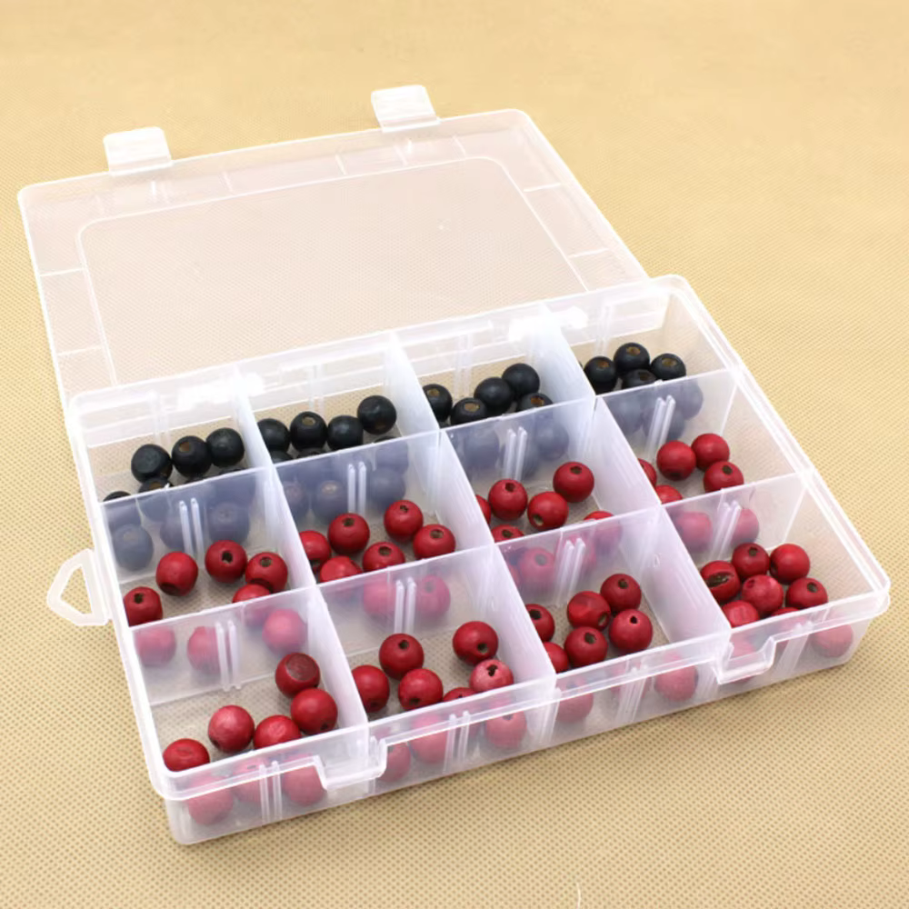 Boîtes de rangement en plastique détachables à 12 grilles multiples