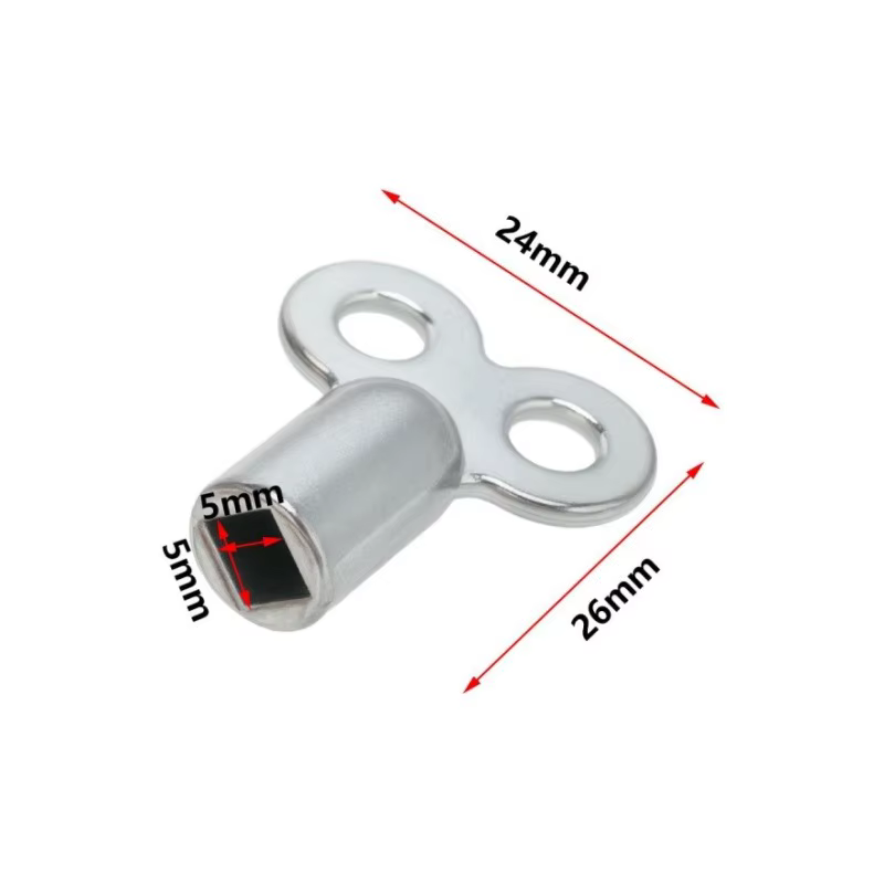 Clé de Valve d'échappement de radiateur en alliage de Zinc