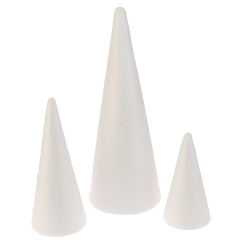 Cône plat en mousse de polystyrène