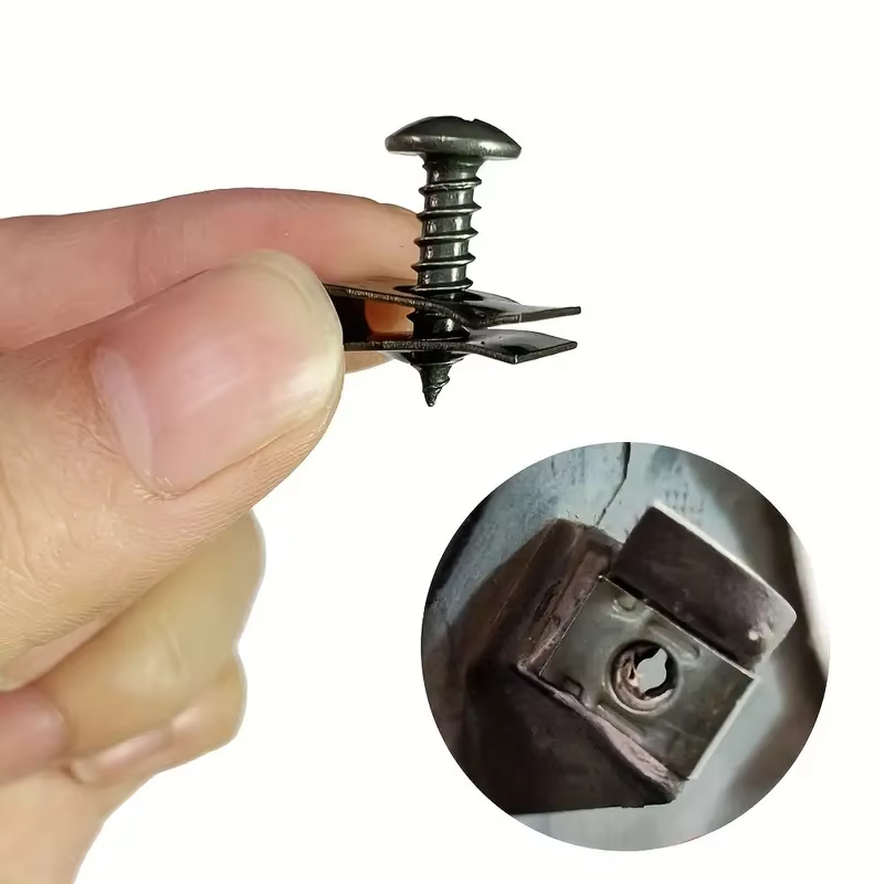 Jeu de Clips à vis métalliques pour voiture