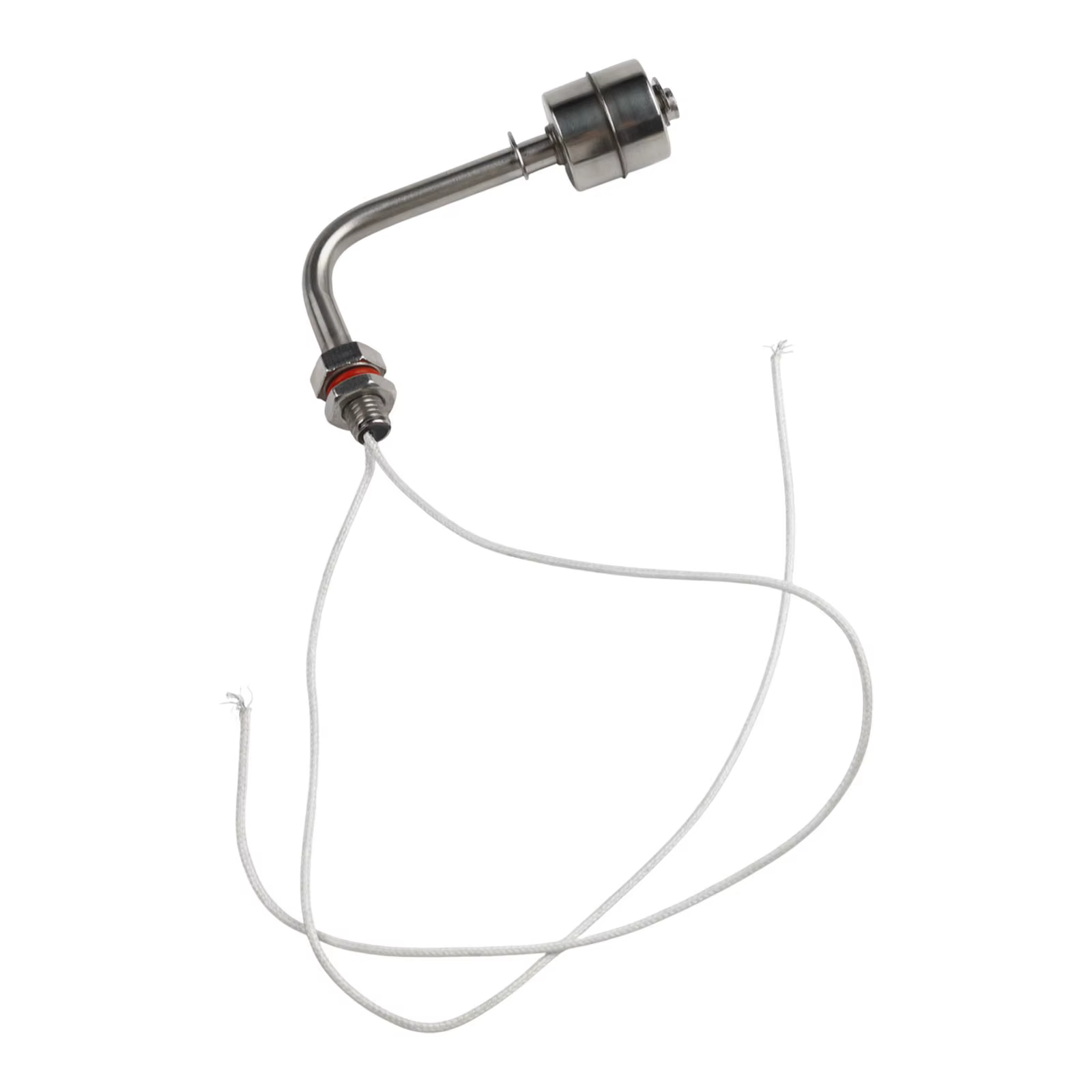 1pc 75/100/150/200/250mm interrupteur à flotteur en acier inoxydable réservoir capteur de niveau d'eau à Angle droit