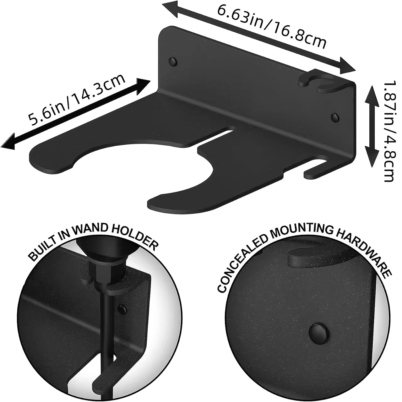 Support pour pulvérisateur de jardin | Organisateur et rangement mural pour outils