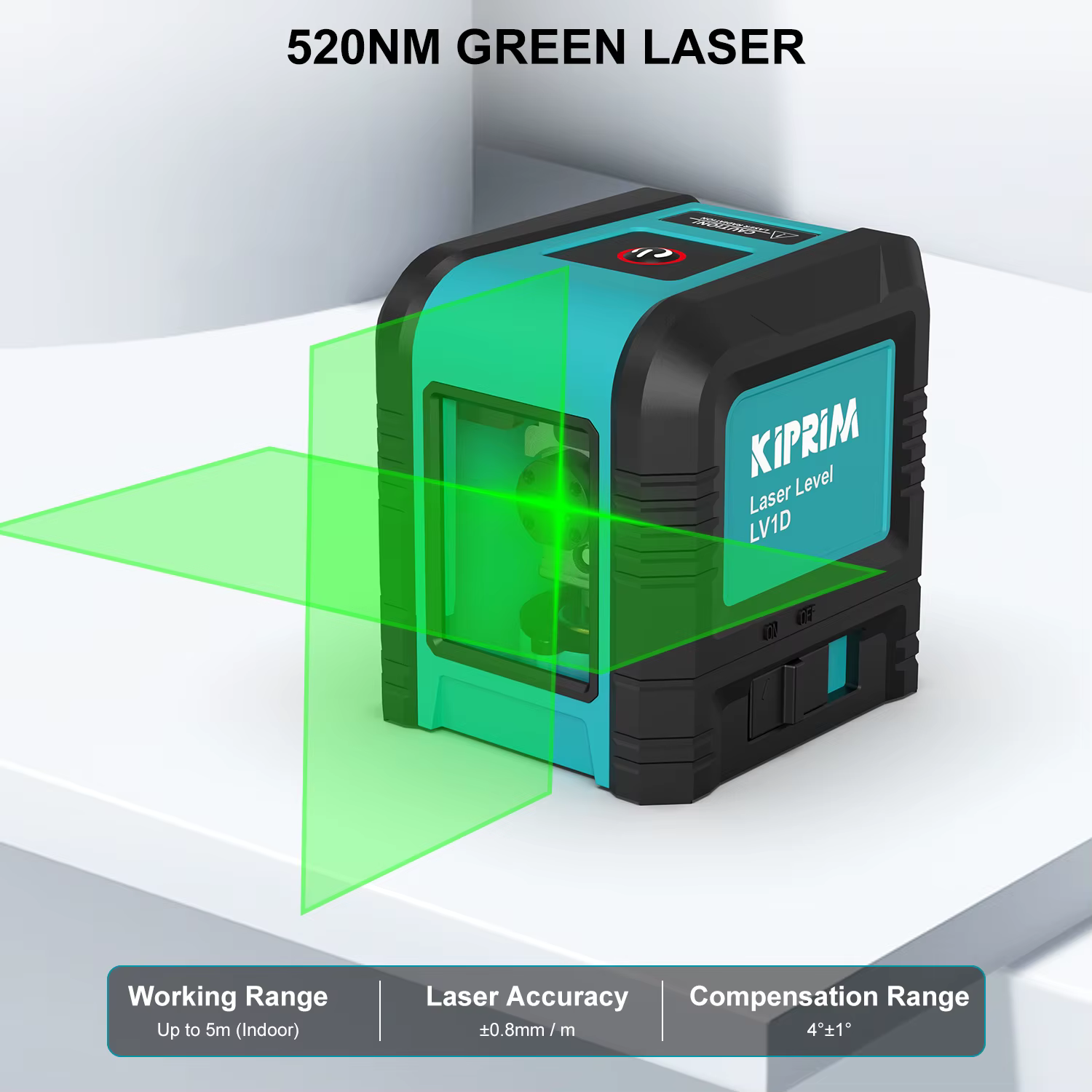 Niveau laser Kiprim 2 lignes avec trépied