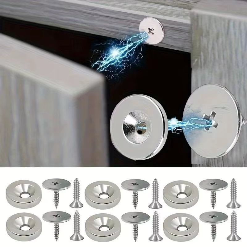 Loquets magnétiques robustes pour armoire