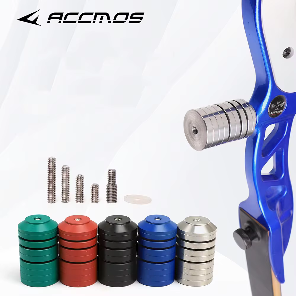 Kit de poids de stabilisateur d'arc de tir à l'arc Kit de contrepoids détachable en alliage d'aluminium accessoires de