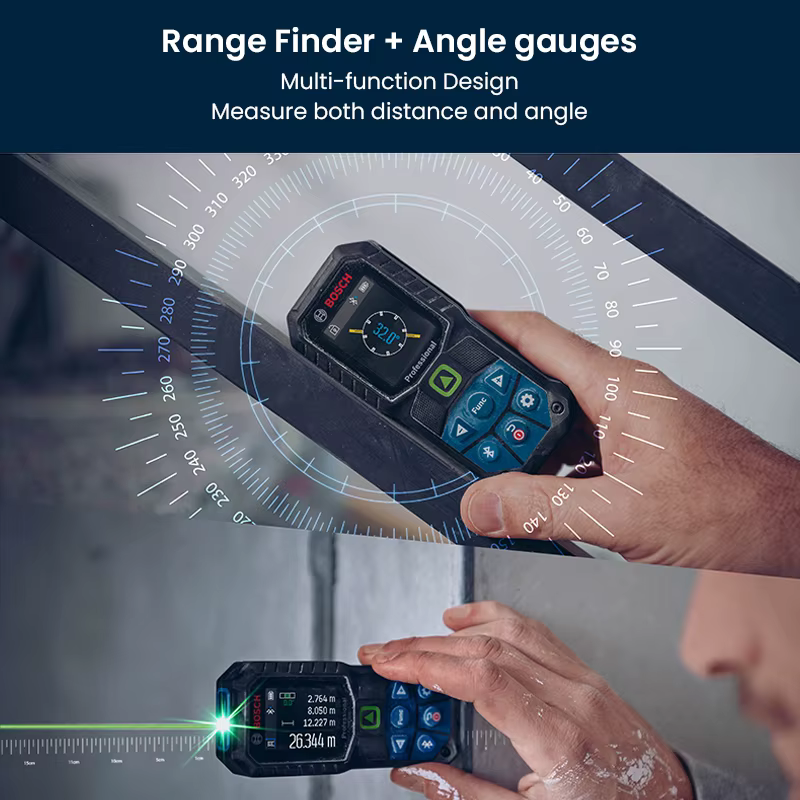 Télémètre laser vert Bosch GLM 50-27 CG 50M