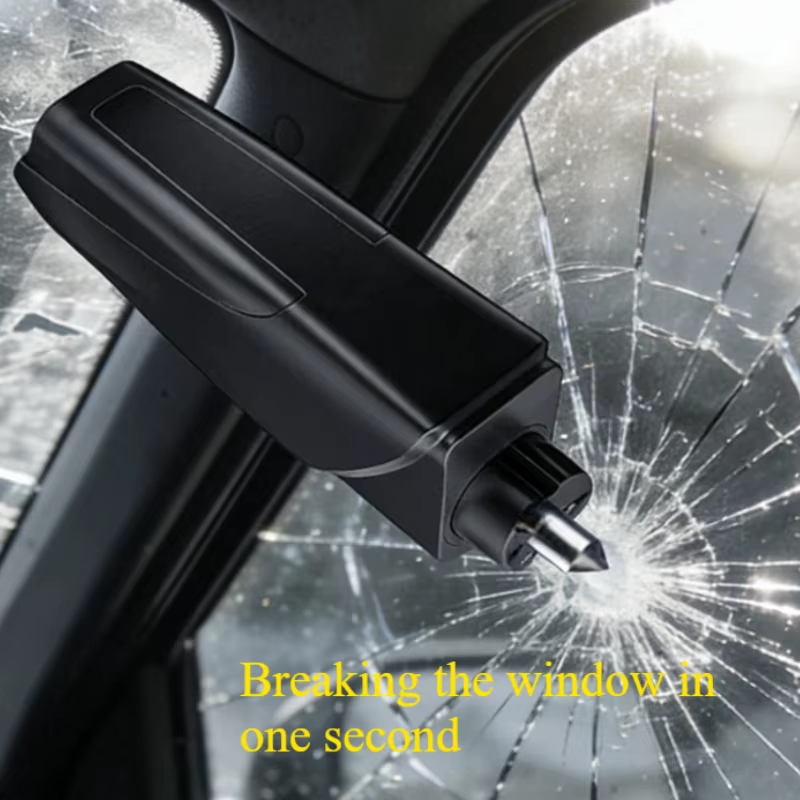 Marteau de sécurité automobile multifonctionnel portable pour briser les vitres en cas d'urgence