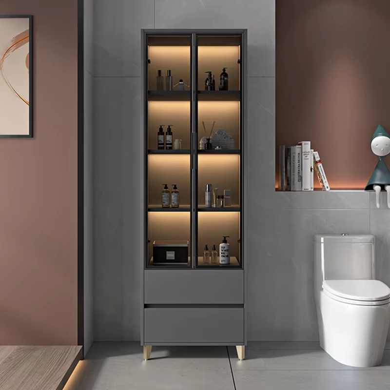 Armoire latérale de salle de bain