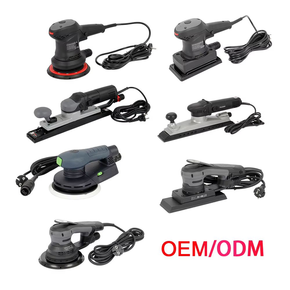 Ponceuse excentrique électrique sans fil de 150 mm (6 pouces) sans poussière