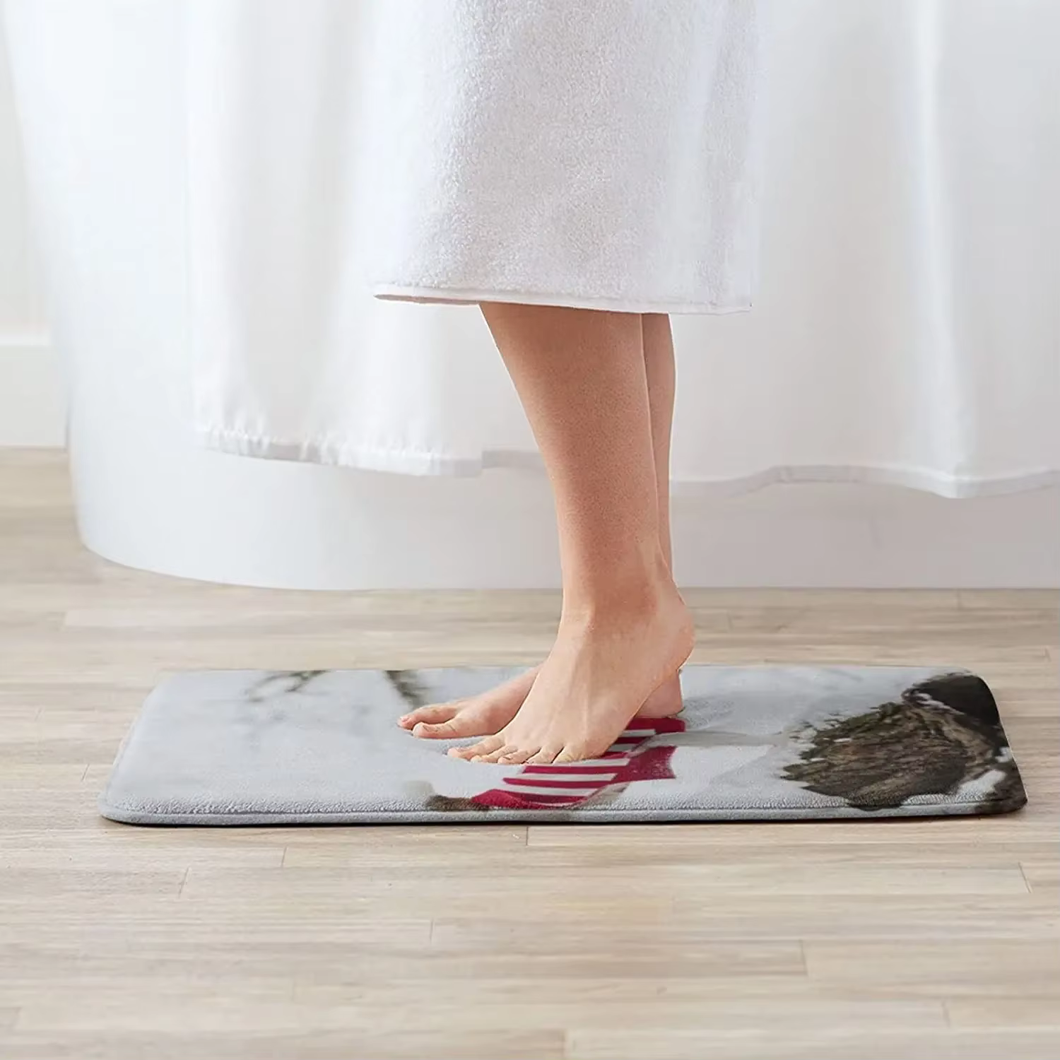 Tapis de pied personnalisé télécharger votre Logo Photo tapis de bain personnalisé tapis personnalisé doux pour fournitures de salle de bain décor d'halloween tapis de salle de bain