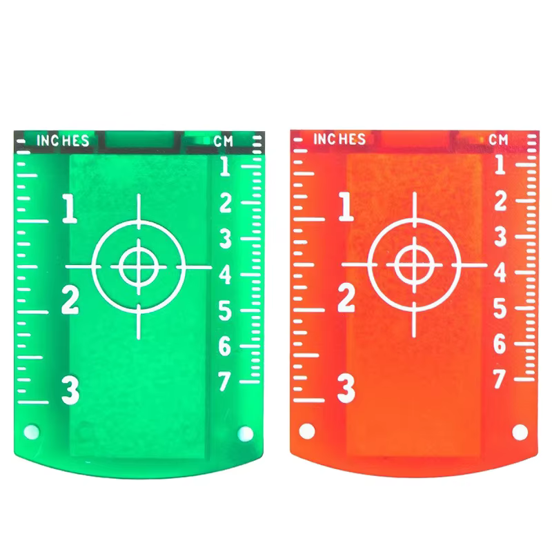 Nouvelle plaque de cible laser 10cmx7cm pour niveaux