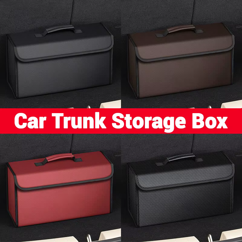 Sac multifonctionnel en cuir pour voiture, boîte de rangement de voyage pliable pour citroën C4 C3 C5 C1 C2 Berlingo Celysee Cactus Picasso Aircross