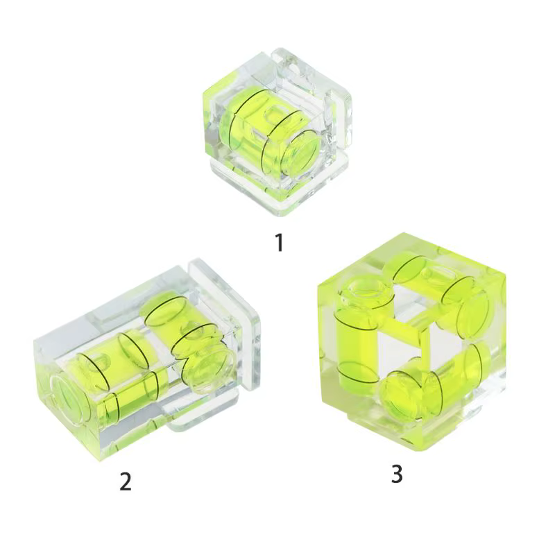 Niveau à bulle chaussure chaude Triple 3 axes pour adaptateur