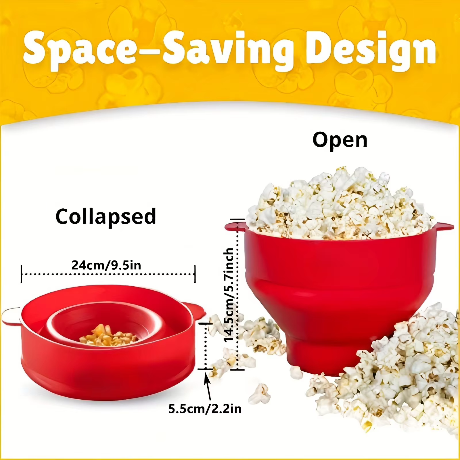 Machine à pop-corn pour micro-ondes