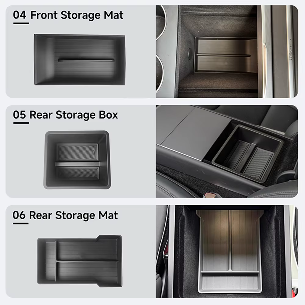 Boîte de rangement pour Tesla modèle Y Juniper, accessoires, plateaux de Console centrale pour Tesla modèle Y Juniper 2025 – 2026, couvercle de Webcam