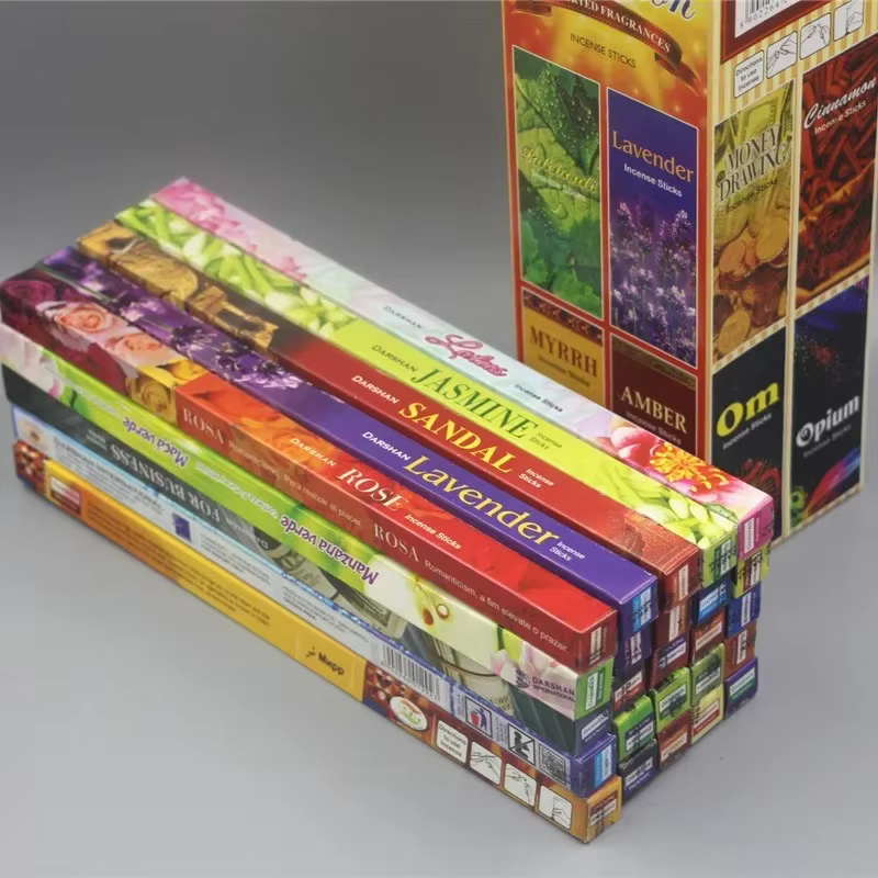 10/25 boîtes d'encens en bâtonnets Smell India