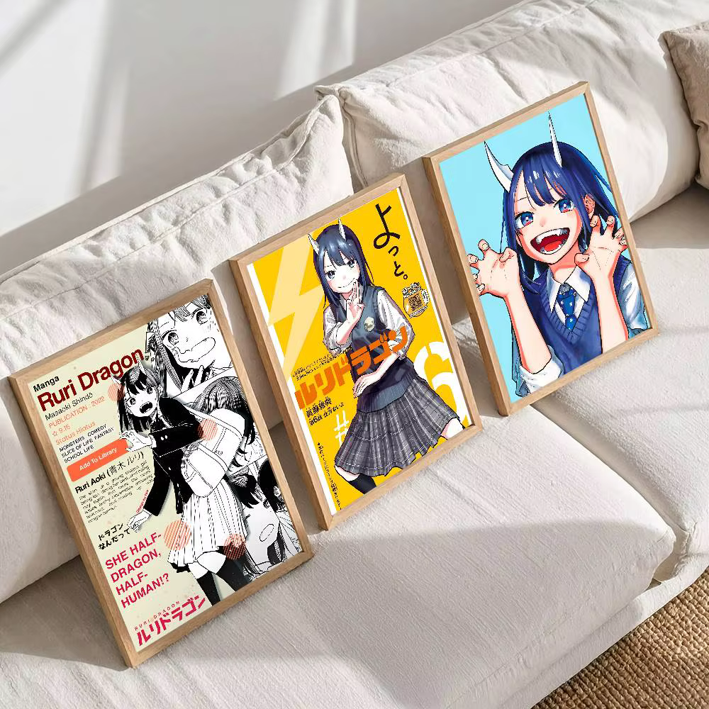 R-Ruri d-dragon affiche murale pour salon chambre mur bureau décoration