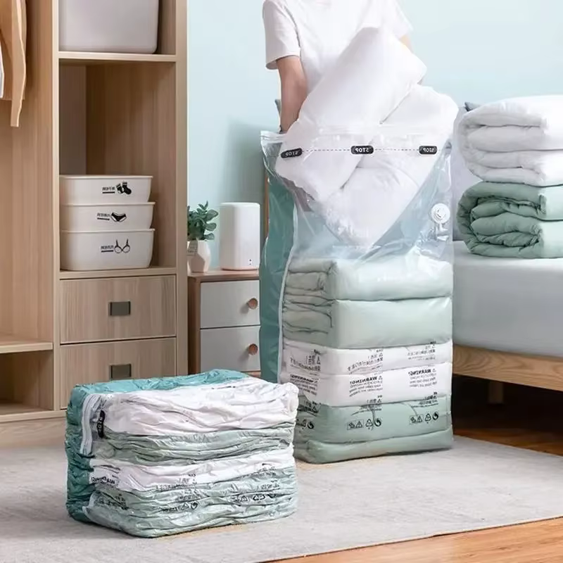 Sacs de compression sous vide sans pompe