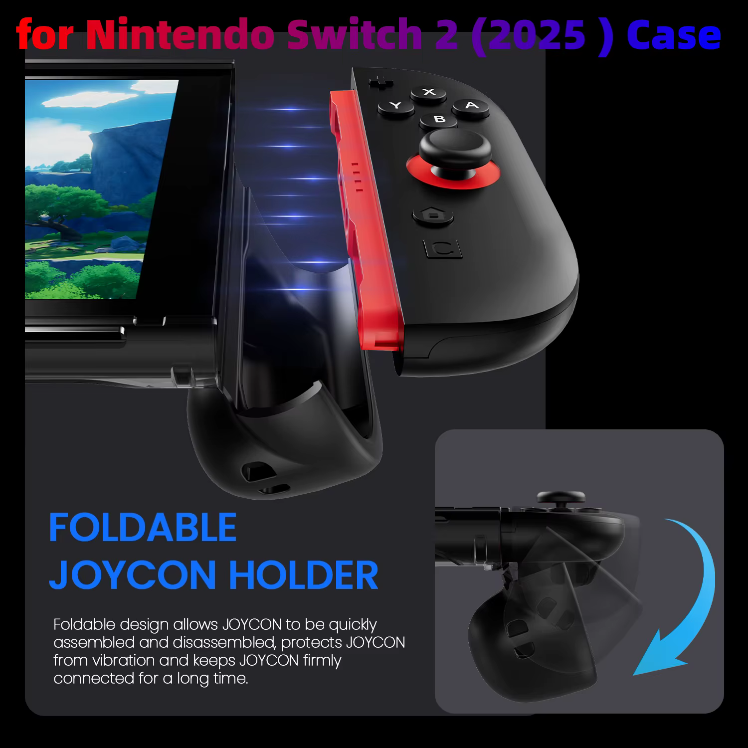 Coque de protection améliorée pour Nintendo Switch 2 (2025) – Confort ergonomique