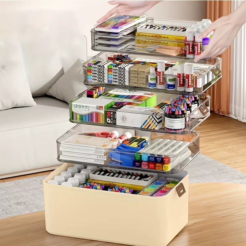 Boîte de rangement mobile pour la maison