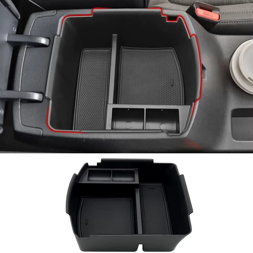 Boîte de rangement pour accoudoir de voiture pour Kia Seltos 2020-2025, organiseur de console centrale, plateau pour gants, accessoires intérieurs de voiture