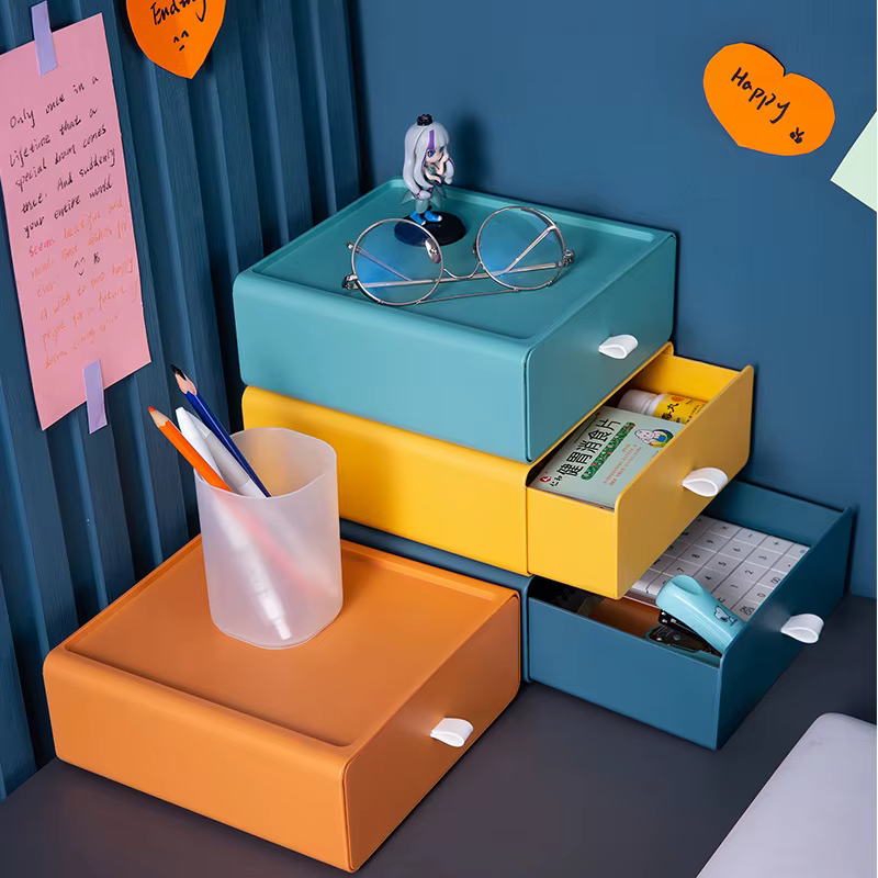 Boîte de rangement en plastique Style tiroir
