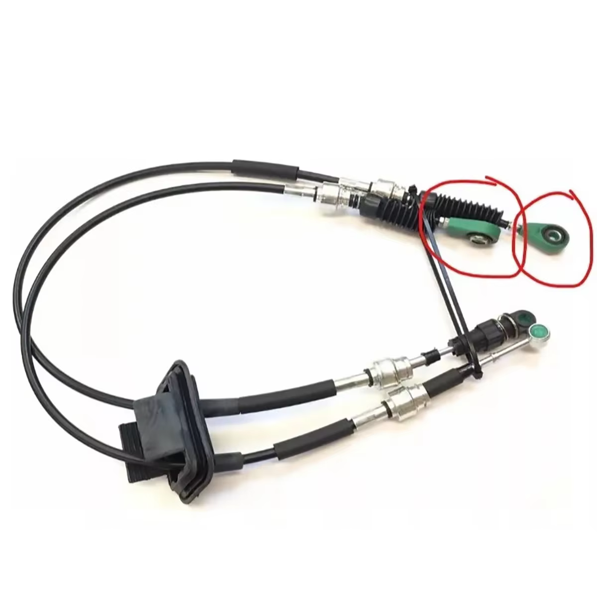 Jeu de douilles de pivot de câble de liaison de sélecteur de vitesse, kit de réparation de boîte de vitesses, paire pour Fiat 500, Abarth 500C, 1.2, 2007- 555223138, arrêt, démarrage, 2 pièces