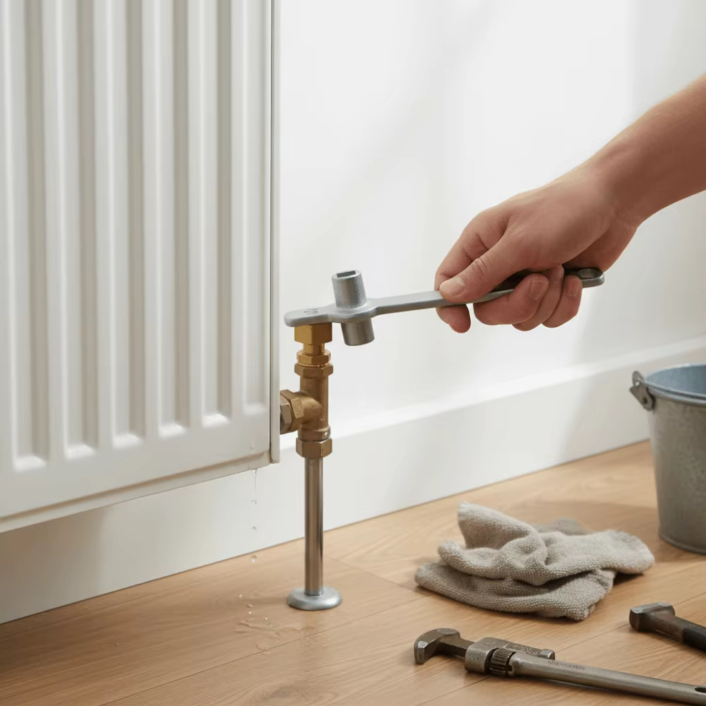 Clé de radiateur en acier inoxydable
