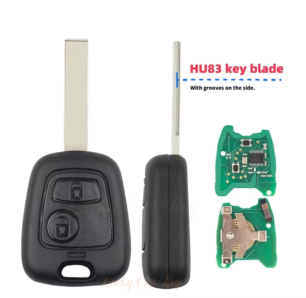 Clé de voiture porte-bonheur 433MHz ID46 PCF7961