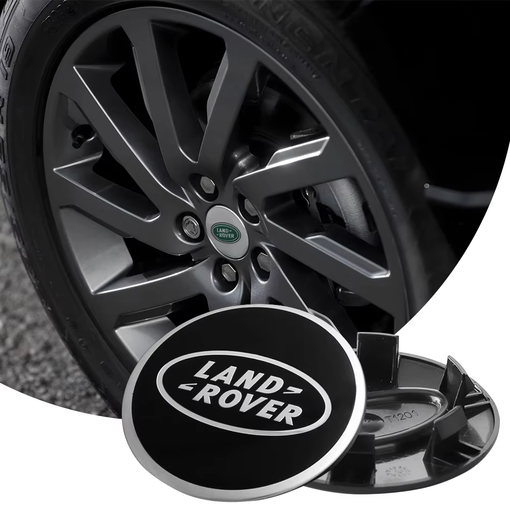 4 pièces 62mm Cache-moyeux de roue pour Land Rover RANGE