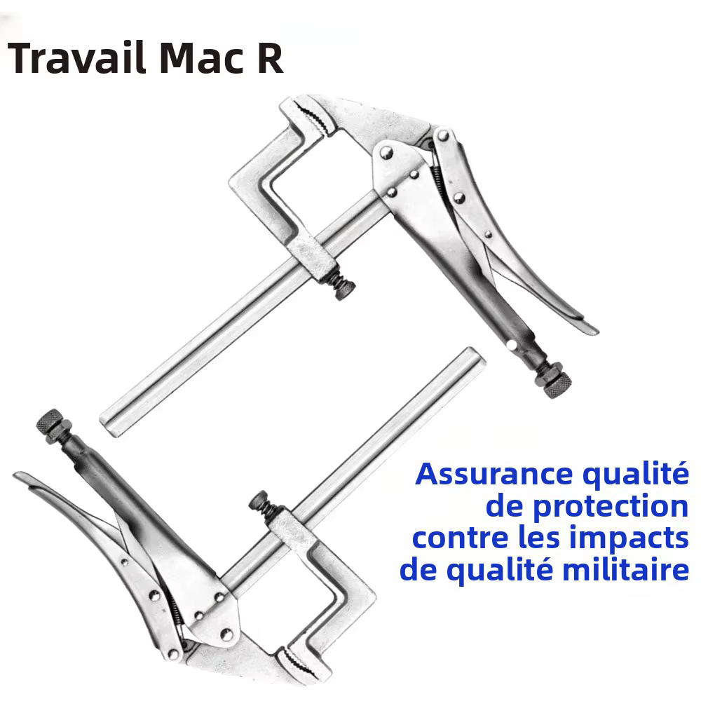 2 pinces de serrage en L de 6 pouces