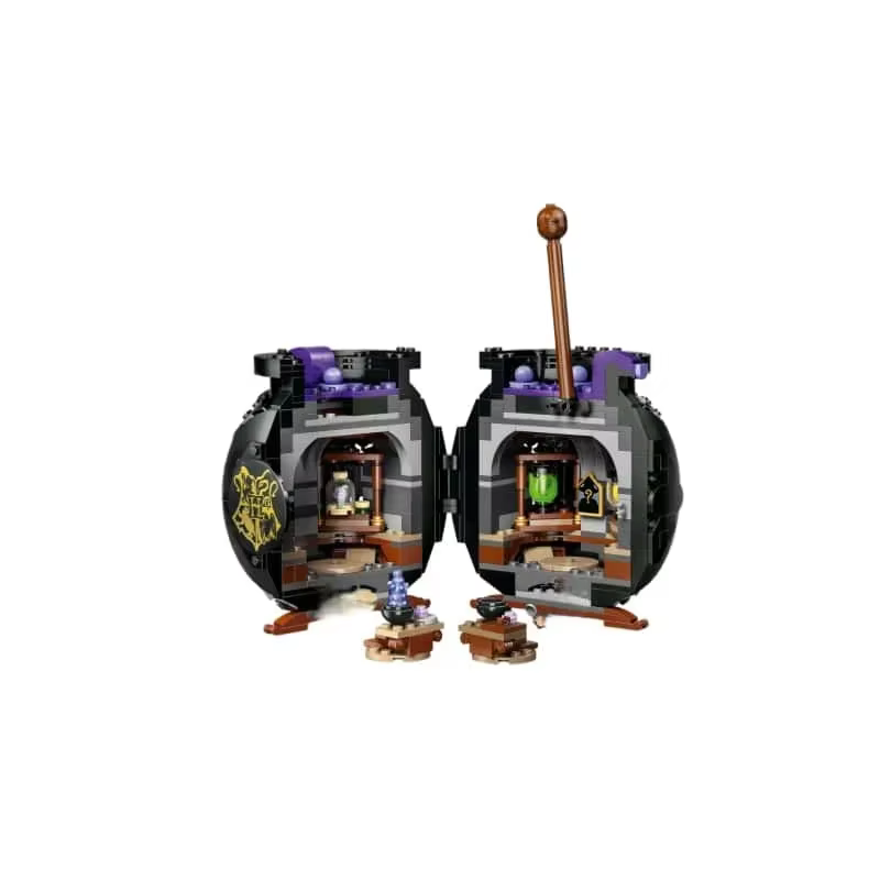 Crucible Secret Potion Classroom 652 Blocs de construction Modèle de film magique Jouet créatif à assembler pour adultes Cadeau de Noël