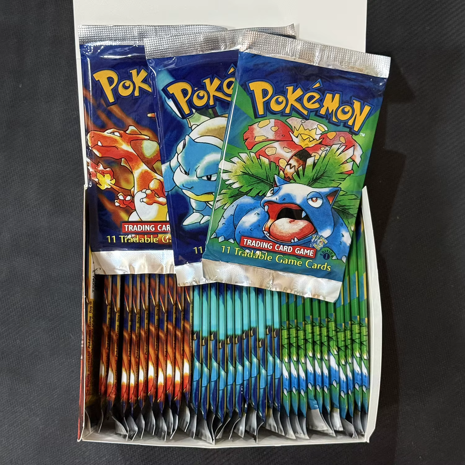 PTCG Booster Pack 11 pièces/sac 1ère édition