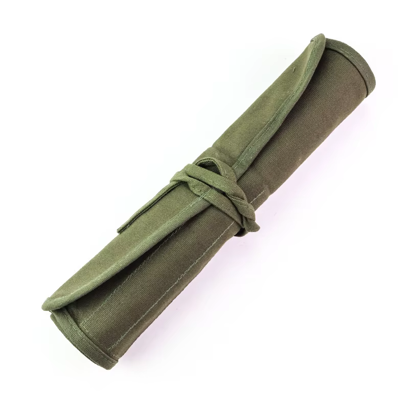 Sac de rangement en toile pour pinceaux de peinture, sac de rangement pour pinceaux d'aquarelle et de Gouache à 22 fentes, sac de rangement pour pinceaux de calligraphie, sac pour stylos enroulable