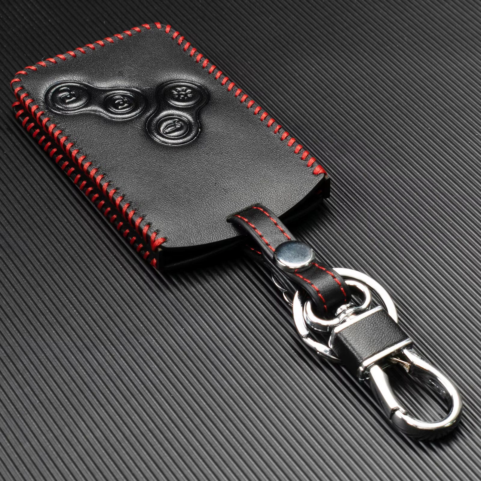 Housse de clé de voiture en cuir pour Renault Koleos Captur Clio Megane Scenic Laguna