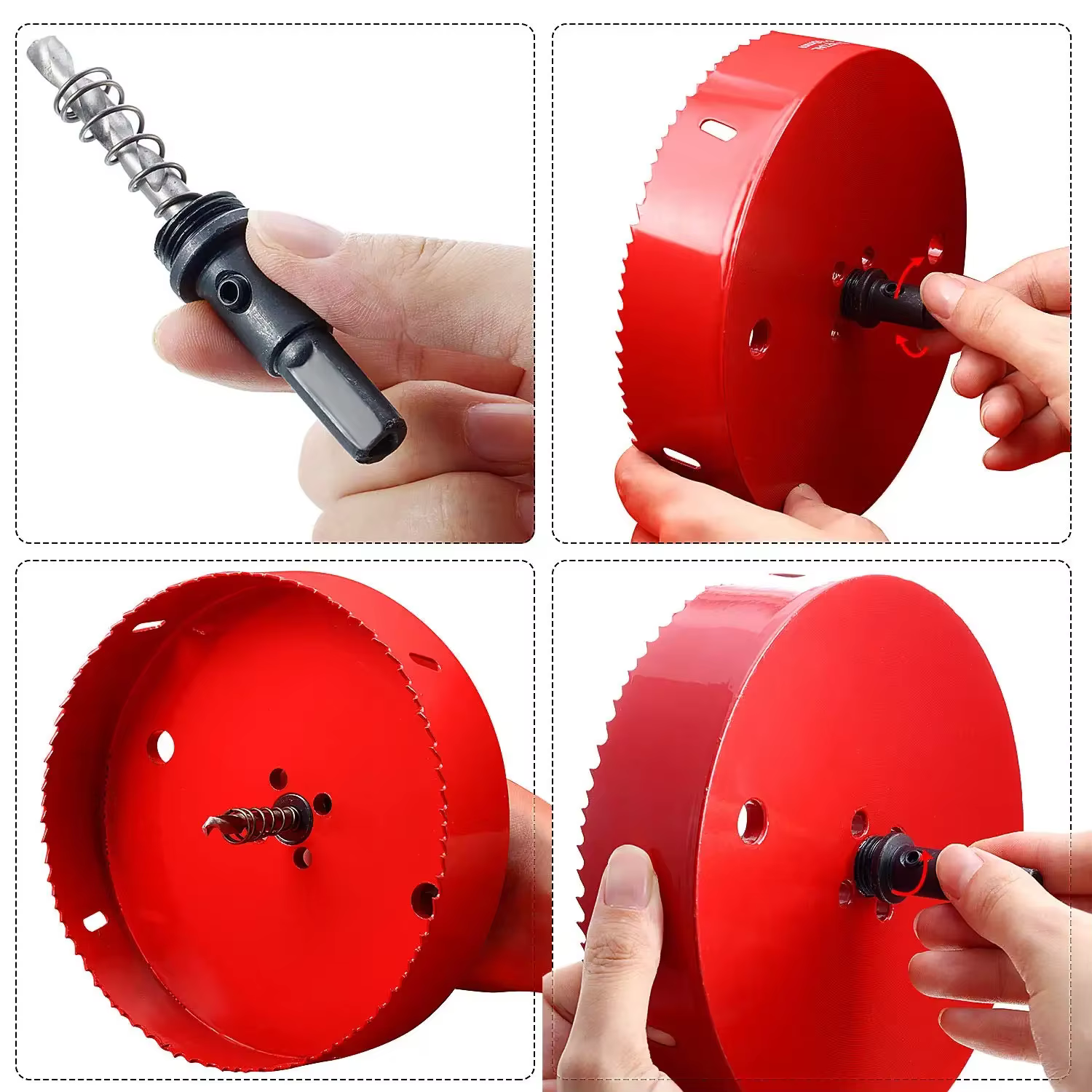 Scie cloche de 6 pouces pour bois
