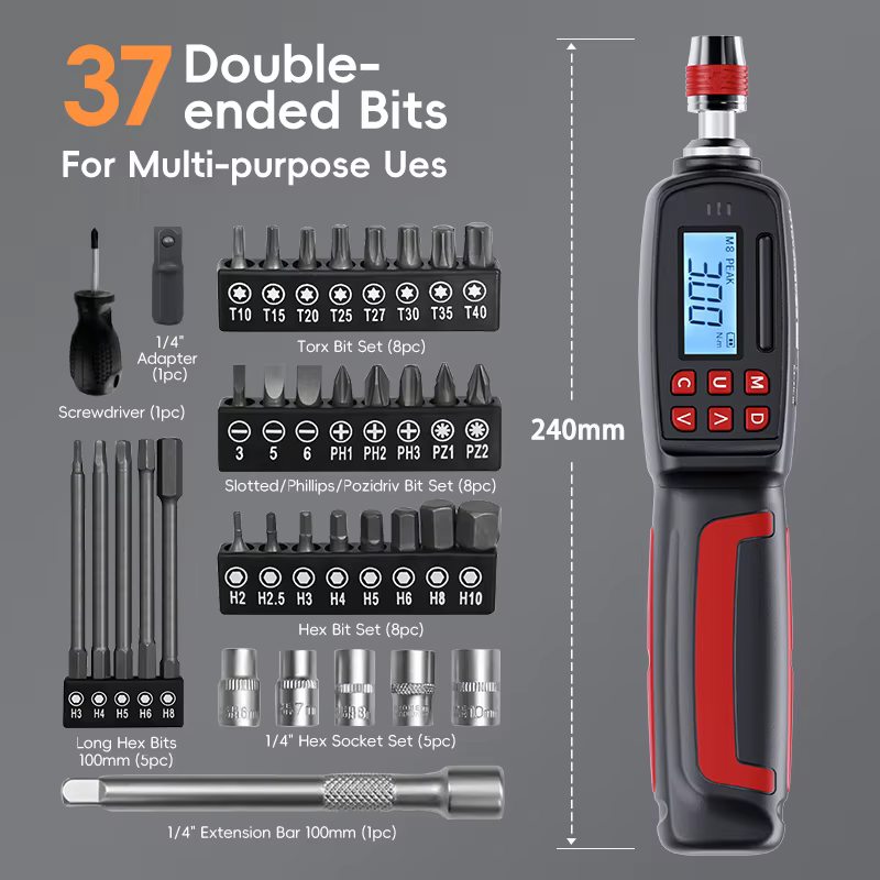 Kit de tournevis dynamométrique numérique MoveCrab 0