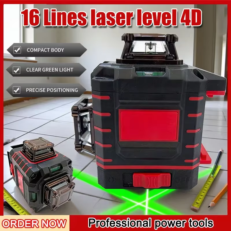Nouveau niveau laser vertical 2026 à 4 côtés et 360 degrés