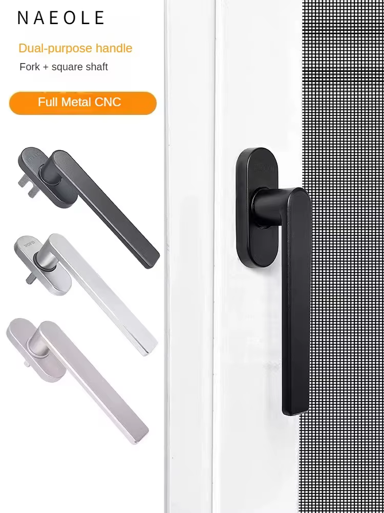 Poignée de fenêtre Manilla Puerta Aluminio Gris