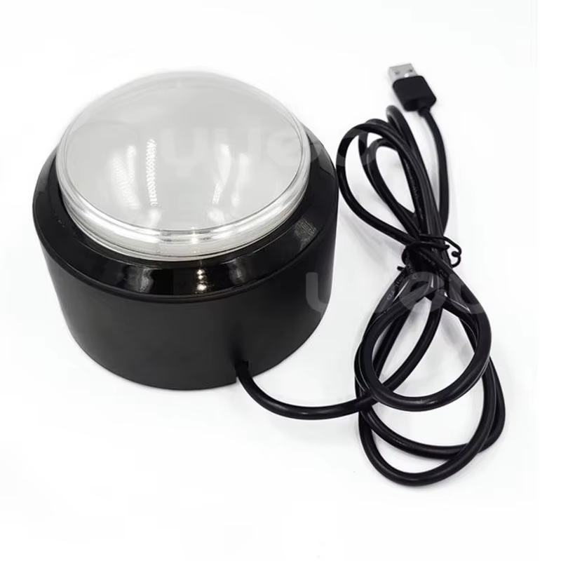 Bouton de loterie USB 100mm, grand bouton Buzzer, tirage de loterie, bouton de souris gauche, espace Ba personnalisé