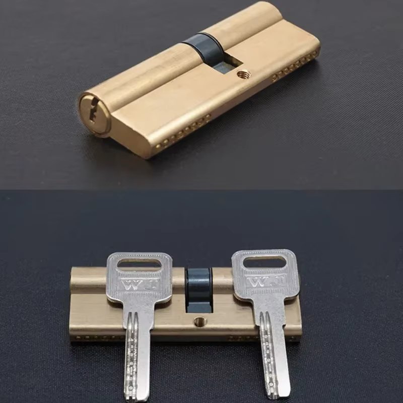 Cylindre de porte serrure biaisée 65 70 80 90 115mm