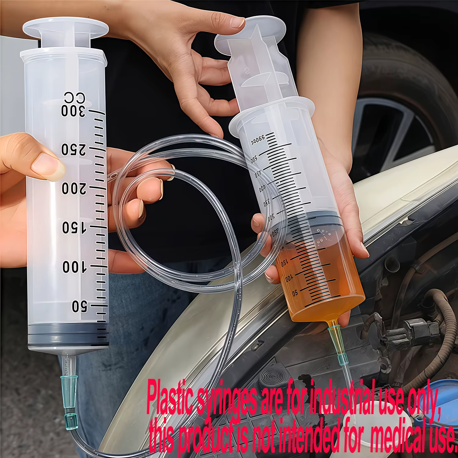 1 ensemble d'outils automobiles de type seringue pour aspiration/injection d'eau