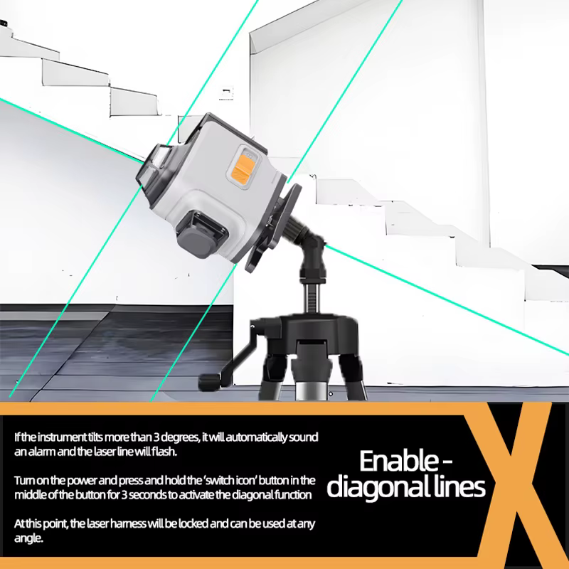 Nouveau niveau laser 4D 12/16 lignes
