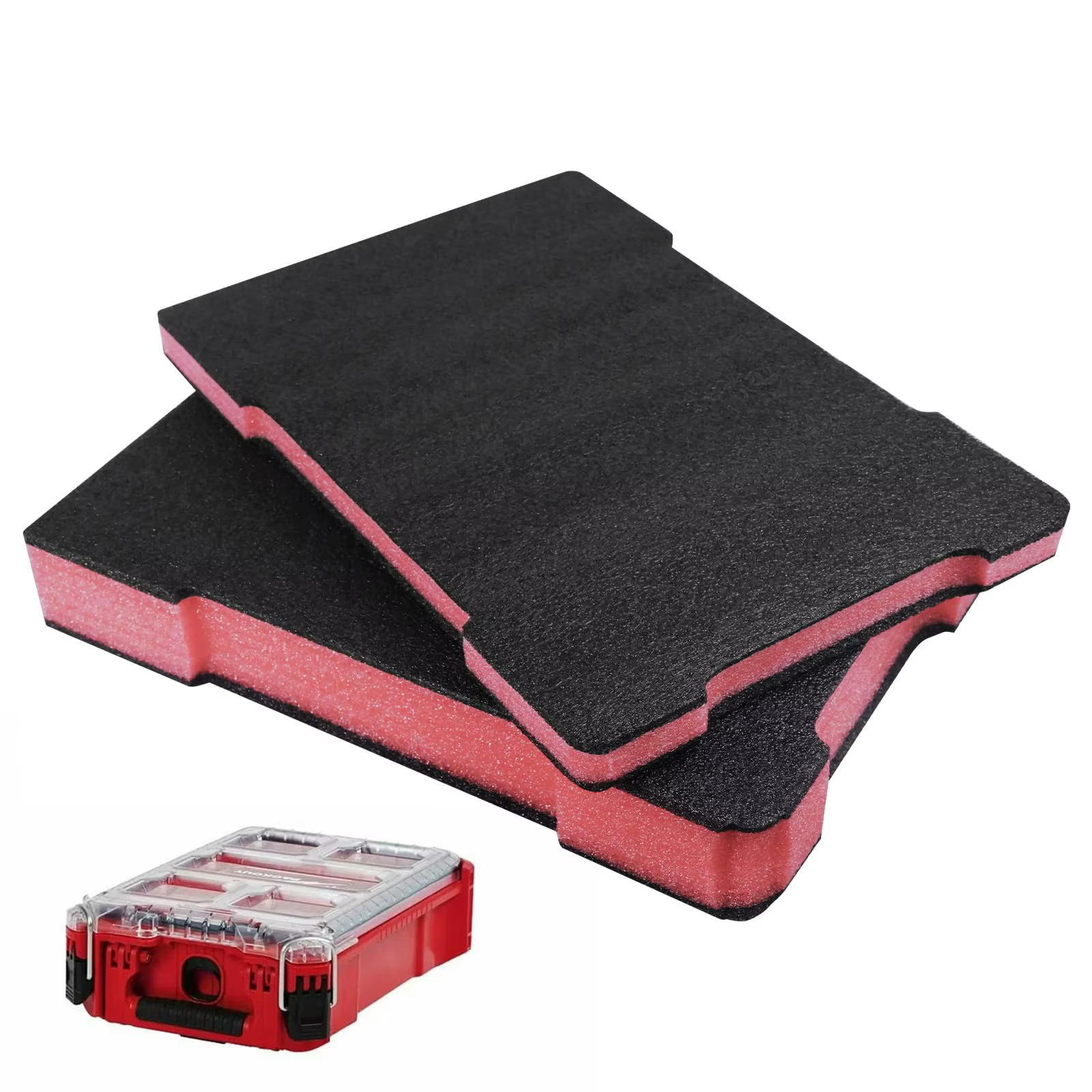 Inserts en mousse compatibles avec la boîte à outils Milwaukee Packout 48-22-8435