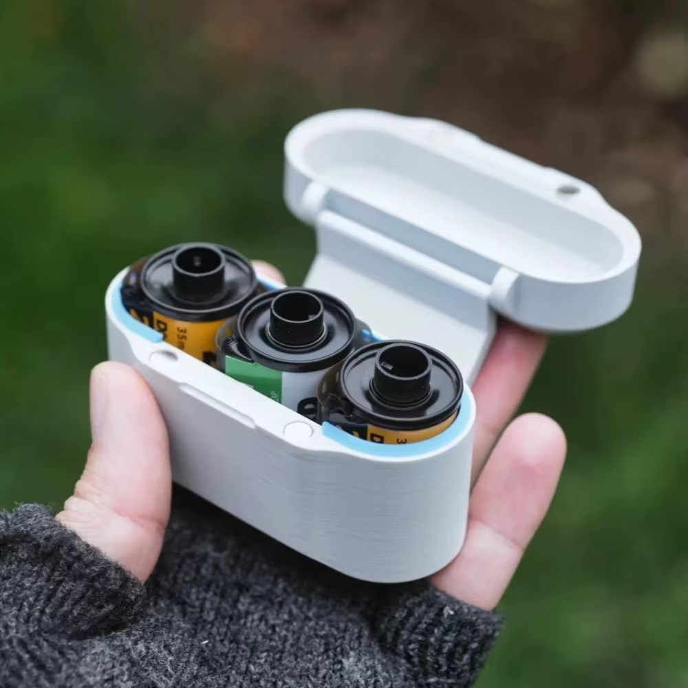 Boîte de rangement intégrée pour films