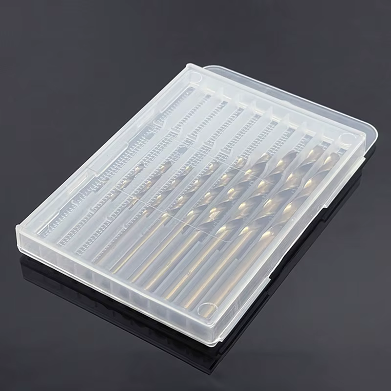 Boîte d'emballage d'accessoires pour outils pour perceuse hélicoïdale en plastique