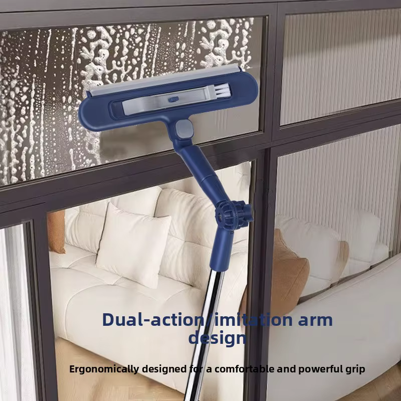Nettoyeur de vitres double face 120 cm pour fenêtres hautes – Outil de nettoyage