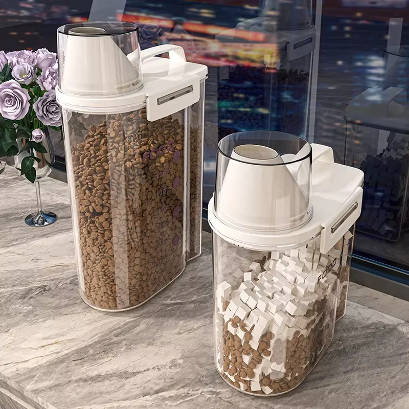 Boîte de rangement scellée pour aliments pour animaux de compagnie