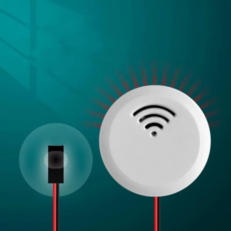Alarme de niveau d'eau M68E avec sonde, capteur de fuite d'eau, détecteur de débordement, système de sécurité pour Aquarium, alarme domestique