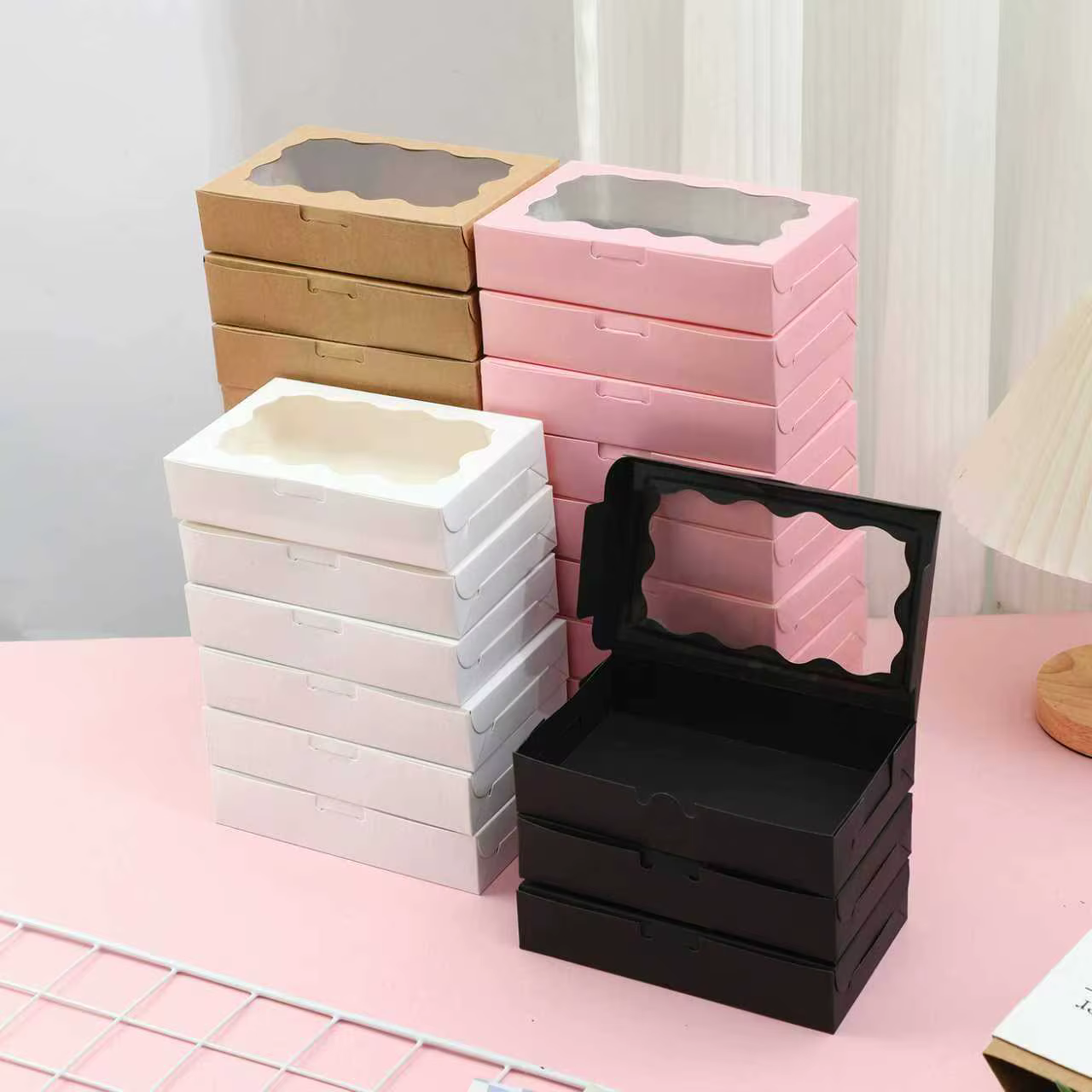 30 coffrets cadeaux avec fenêtres